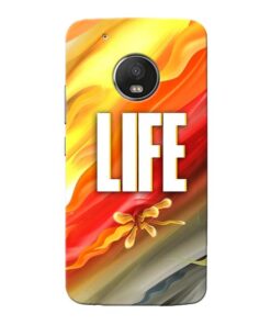 Colorful Life Moto G5 Plus Mobile Cover