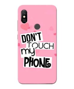 Dont Touch Redmi Note 6 Pro Mobile Cover