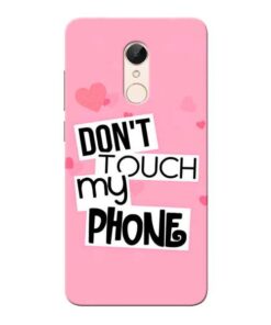 Dont Touch Xiaomi Redmi 5 Mobile Cover