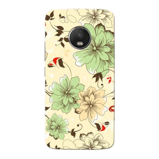 Floral Design Moto G5 Plus Mobile Cover