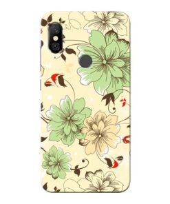 Floral Design Redmi Note 6 Pro Mobile Cover