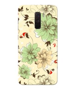 Floral Design Xiaomi Poco F1 Mobile Cover