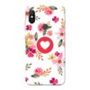 Floral Heart Redmi Note 6 Pro Mobile Cover