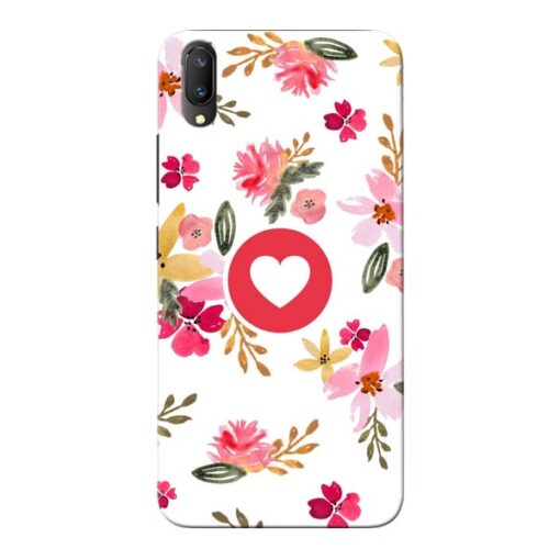 Floral Heart Vivo V11 Pro Mobile Cover
