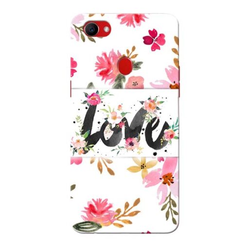 Flower Love Oppo F7 Mobile Covers
