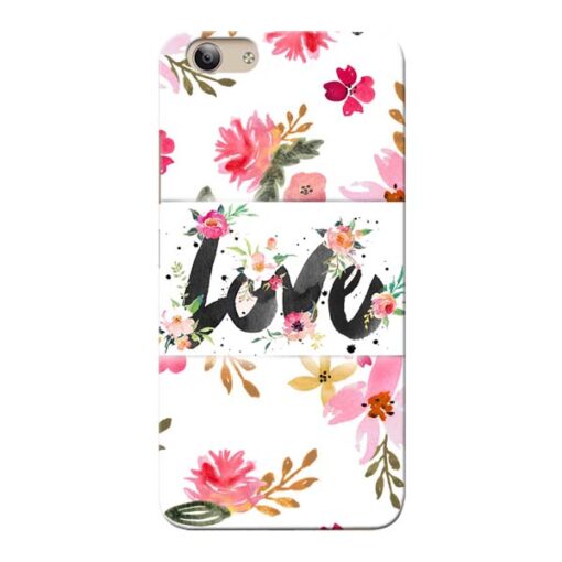 Flower Love Vivo Y53 Mobile Cover