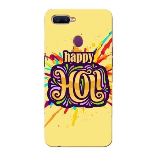 Happy Holi Oppo F9 Pro Mobile Cover