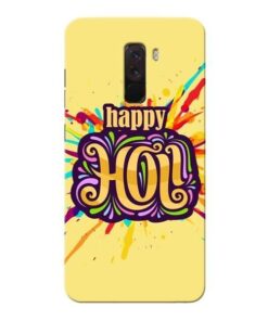 Happy Holi Xiaomi Poco F1 Mobile Cover