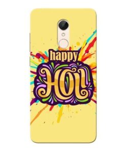 Happy Holi Xiaomi Redmi 5 Mobile Cover