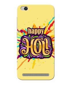 Happy Holi Xiaomi Redmi 5A Mobile Cover