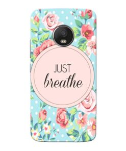 Just Breathe Moto G5 Plus Mobile Cover