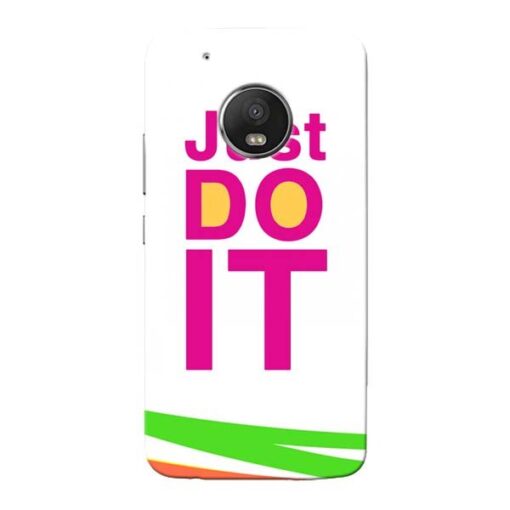 Just Do It Moto G5 Plus Mobile Cover