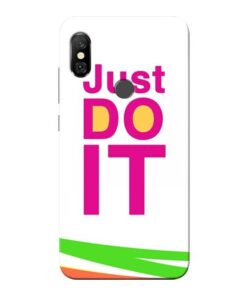 Just Do It Redmi Note 6 Pro Mobile Cover