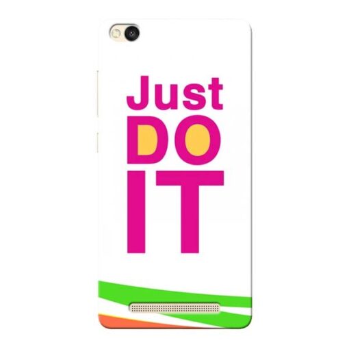 Just Do It Xiaomi Redmi 3s Mobile Cover