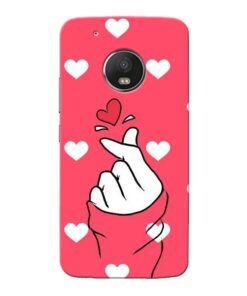 Little Heart Moto G5 Plus Mobile Cover