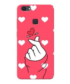 Little Heart Vivo V7 Plus Mobile Cover