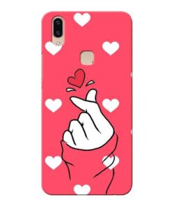 Little Heart Vivo V9 Mobile Cover