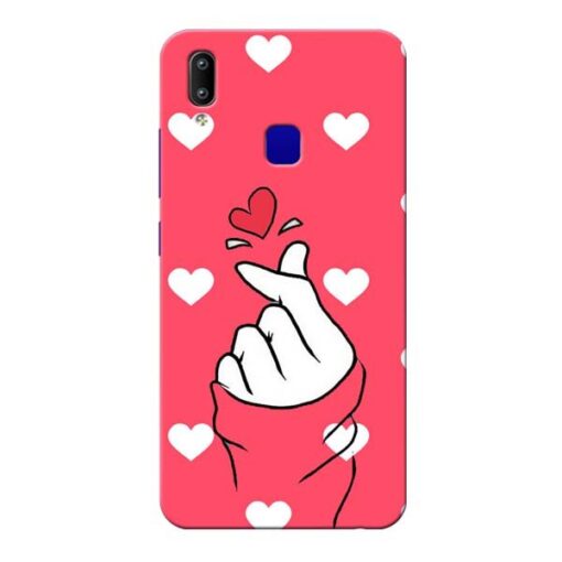 Little Heart Vivo Y91 Mobile Cover