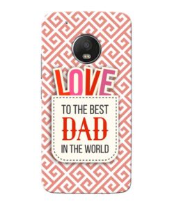 Love Dad Moto G5 Plus Mobile Cover