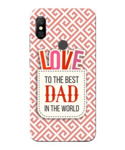 Love Dad Redmi Note 6 Pro Mobile Cover
