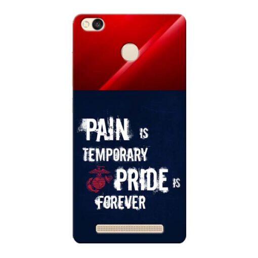Pain Is Xiaomi Redmi 3s Prime Mobile Cover