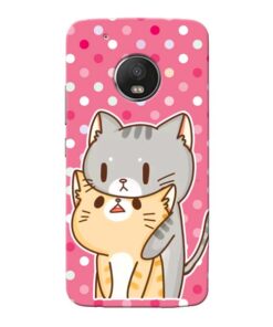 Pretty Cat Moto G5 Plus Mobile Cover