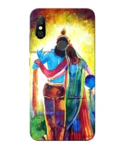 Radha Krishna Redmi Note 6 Pro Mobile Cover