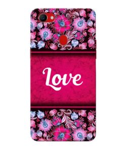 Red Love Oppo F7 Mobile Covers