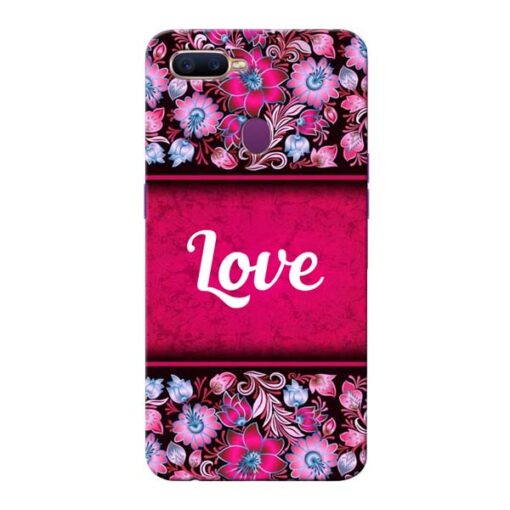 Red Love Oppo F9 Pro Mobile Cover