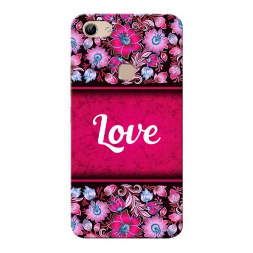 Red Love Vivo Y81 Mobile Cover