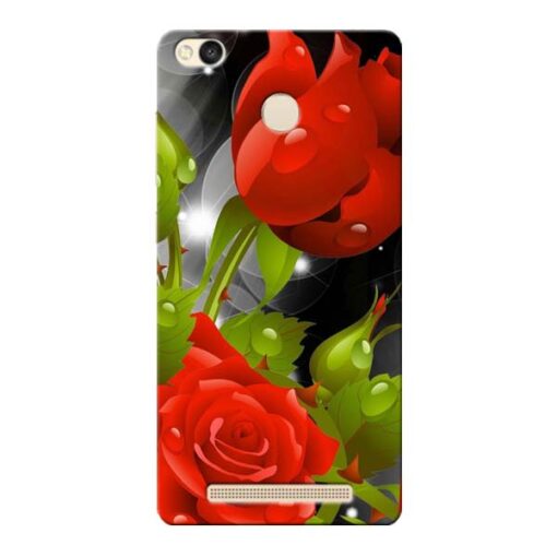 Rose Flower Xiaomi Redmi 3s Prime Mobile Cover