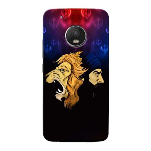 Singh Lion Moto G5 Plus Mobile Cover