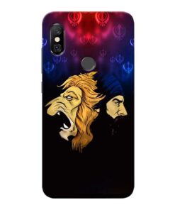 Singh Lion Redmi Note 6 Pro Mobile Cover