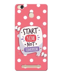 Start Now Xiaomi Redmi 3s Prime Mobile Cover