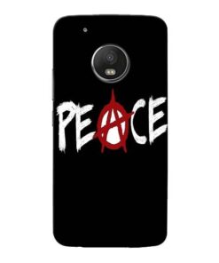 White Peace Moto G5 Plus Mobile Cover