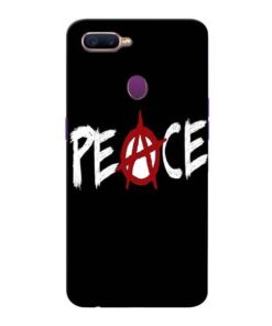 White Peace Oppo F9 Pro Mobile Cover