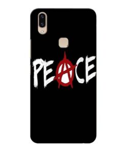 White Peace Vivo V9 Mobile Cover
