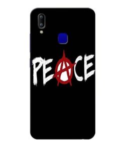 White Peace Vivo Y91 Mobile Cover