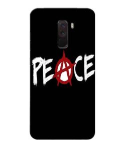 White Peace Xiaomi Poco F1 Mobile Cover