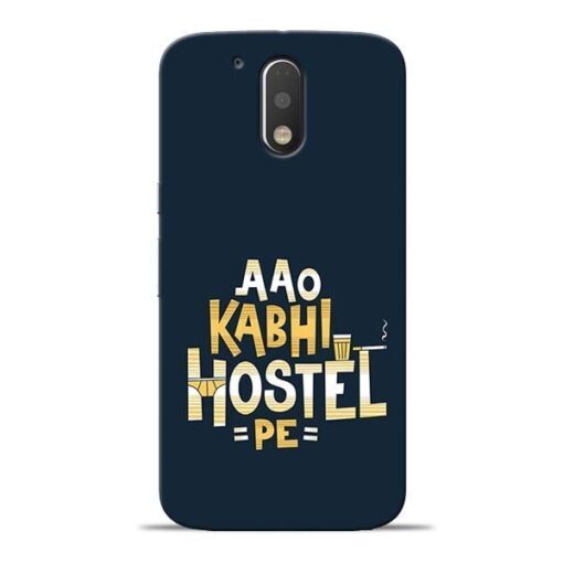 Aao Kabhi Hostel Pe Moto G4 Mobile Cover