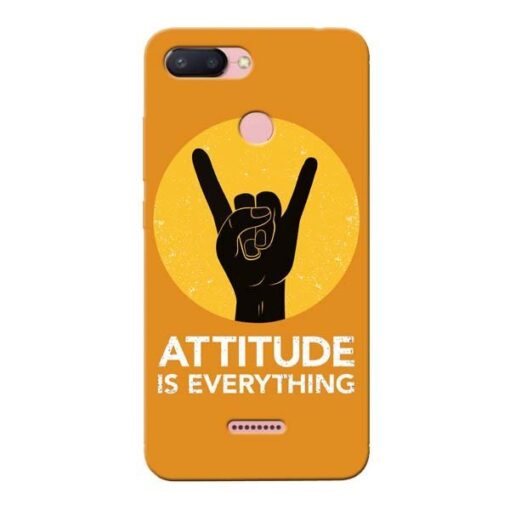Attitude Xiaomi Redmi 6 Mobile Cover