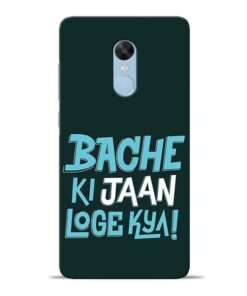 Bache Ki Jaan Louge Redmi Note 4 Mobile Cover