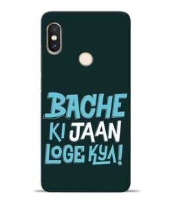 Bache Ki Jaan Louge Redmi Note 5 Pro Mobile Cover