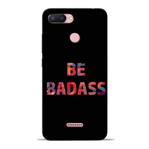 Be Bandass Redmi 6 Mobile Cover