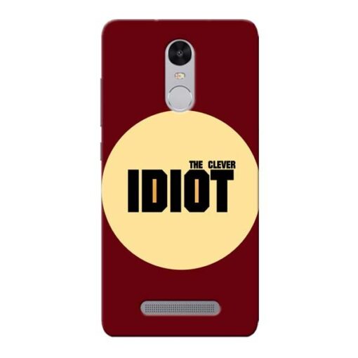 Clever Idiot Xiaomi Redmi Note 3 Mobile Cover