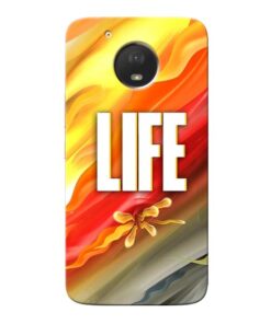 Colorful Life Moto E4 Plus Mobile Cover