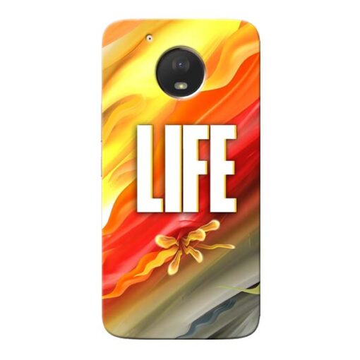 Colorful Life Moto E4 Plus Mobile Cover