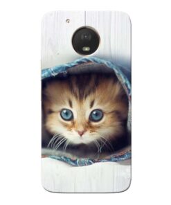 Cute Cat Moto E4 Plus Mobile Cover