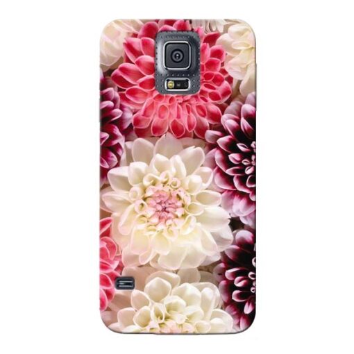 Digital Floral Samsung Galaxy S5 Mobile Cover