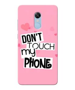 Dont Touch Xiaomi Redmi Note 4 Mobile Cover